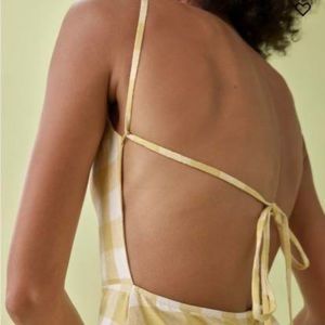 Reformation nia linen dress